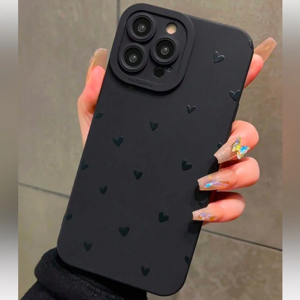 🆕 Hearts 🖤 Print Phone Case for iPhone 15 Pro Max!! - Picture 6 of 6